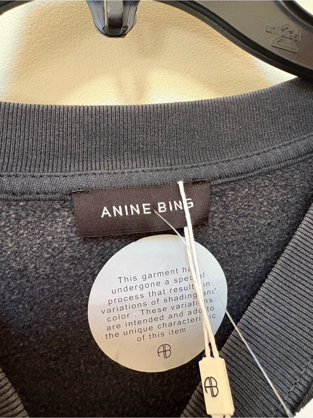 NWT ANINE BING Spencer Logo Sweatshirt Size XL - Picture 7 of 15